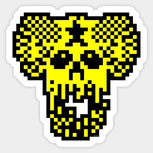 Jet Set Willy Hades Guardian Yellow - ZX Spectrum 8 Bit Legend Sticker